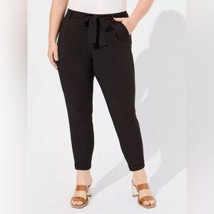 Torrid Black Tapered Pants